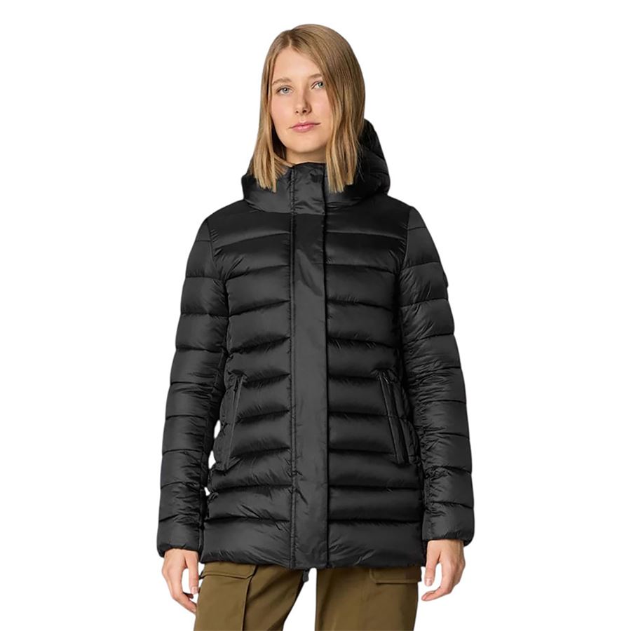 Drimia piumino da donna animal free con cappuccio Save The Duck | D41264W/IRIS2110000